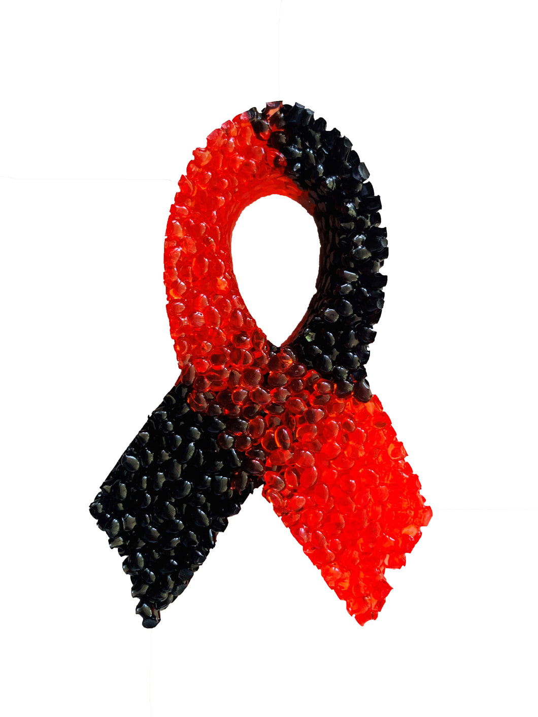 Black and Red Awareness Ribbons